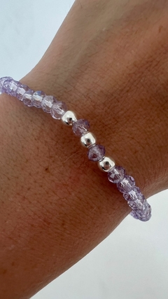 PULSERA ELÁSTICA LILA SUAVE BP - comprar online