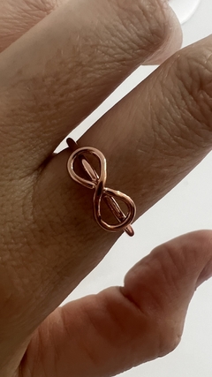 ANILLO AMTUN ROSE PLATA 925