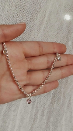 OFERTA TOBILLERA KAREN ACERO BLANCO PREMIUM