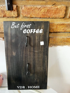 Porta taza madera