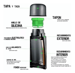 Termo Waterdog Acero Inox 1 Litro Bala Ta1001p en internet