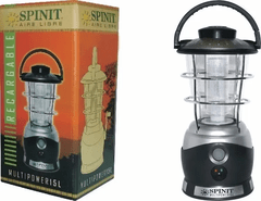 Farol Spinit Recargable 3 Tipos Carga 12 Led Camping