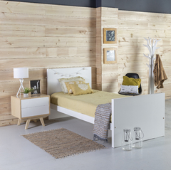 CAMA SILVIA OLAF BLANCA - comprar online