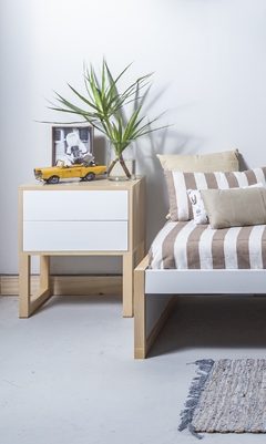 MESA DE LUZ OSLO BLANCO - comprar online