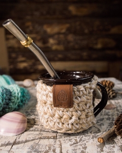 Mate • RUSTIC • con bombilla