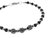 Pulsera acero quirurgico tipo bali con bolitas negras 20 cm D&K / 600BO-18