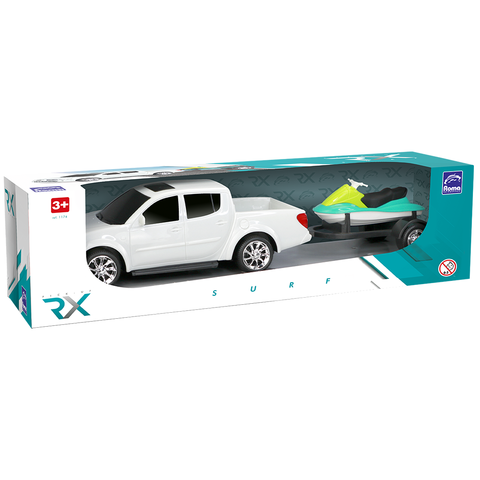 Carrinho MTX 2.0 Branco C/ Carreta Pick-Up e Moto De Corrida - Roma  Brinquedos - Carrinho de Brinquedo - Magazine Luiza