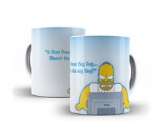 Caneca Copo Xicara Simpsons Homer Bart Promoção Oferta # 06