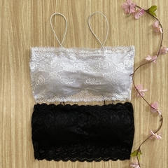 CROPPED RENDA FRANCESA (Diversas Cores)