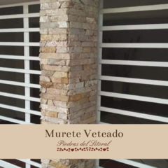 Murete veteado 6 cm por largos variables - Piedras del Litoral