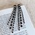 AROS CRYSTAL STRIPS NEGROS en internet