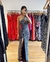 VESTIDO GINEBRA LUREX PLATA - comprar online