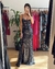 VESTIDO NAMMOS PAILLETES PLATA OSCURO