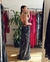 VESTIDO NAMMOS PAILLETES PLATA OSCURO - comprar online