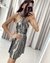 VESTIDO MATILDA PLATA METALLIC CORTO - tienda online