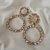 AROS CRYSTAL CIRCLES DORADOS