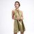 VESTIDO CHLOE SATÉN CORTO VERDE OLIVA