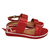SANDALIA ABBY CON PLATAFORMA CHAROL ROJO
