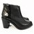 BOTITAS GLASGOW CUERO NEGRO Y CROCCO