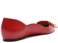 ZAPATO DIONE CUERO ROJO - Perugia - Tienda Online