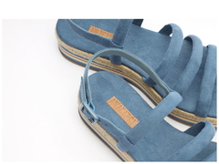 SANDALIA FABRI COLOR AZUL - comprar online