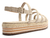 SANDALIA FABRI COLOR CRUDO - Perugia - Tienda Online