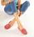 MOCASIN MOANA GAMUZA CORAL - comprar online