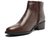 BOTA DAFNE CUERO MARRON - tienda online