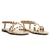 SANDALIA FIDELA COLOR PLATINO - comprar online