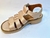 SANDALIAS CON GOMA EVA LUZ CUERO PERLADO NUDE - Perugia - Tienda Online