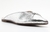 CHATA SLIPPER LYRA CUERO PLATA OPACA