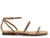 SANDALIA CHATA ALEXIA CUERO BEIGE CON STRASS en internet