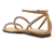 SANDALIA CHATA ALEXIA CUERO BEIGE CON STRASS - Perugia - Tienda Online