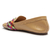 MOCASIN DUOMO CUERO BEIGE CON APLIQUE FAJA MULTICOLOR - Perugia - Tienda Online