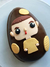 Huevo Pascuas Grande 22 cm N°20 500gs de Chocolate Artesanal Premium con Personajes + Tarjetita