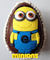 Huevo Pascuas de 12cm N° 12 150 gs Chocolate Artesanal Premium con Personajes + Tarjetita - Contumania