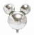 Globo mickey plateado 25 cm - comprar online