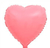 Globo corazón rosa pastel 40 cm