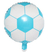 Globo pelota blanca y celeste 40 cm