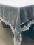 MANTEL GASA CON PUNTILLA FLORES en internet