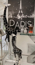 Jirafa Plateada con Manchas Negras GRANDE - comprar online