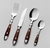 Set Cubiertos Santorini Bistro Brown x 24 piezas