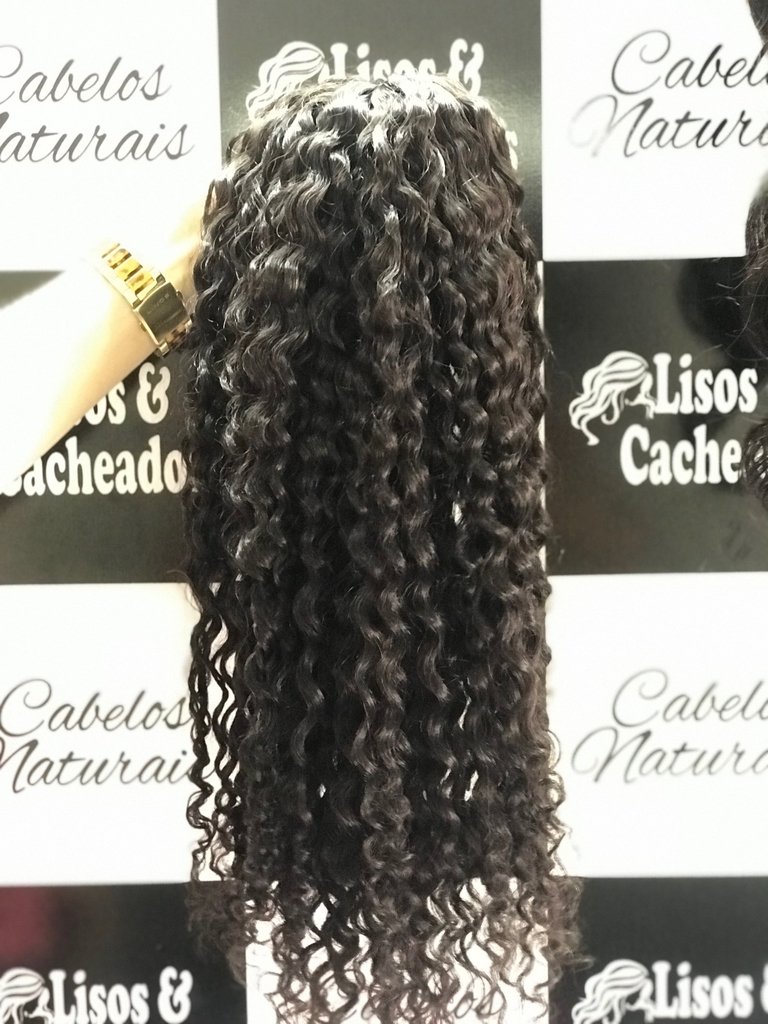 Cabelo Premium Liso Natural 75 CM - Cabelo Humano - Cabelo