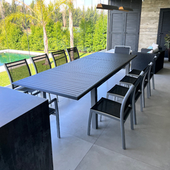 Mesa Extensible Geneve tapa Negra
