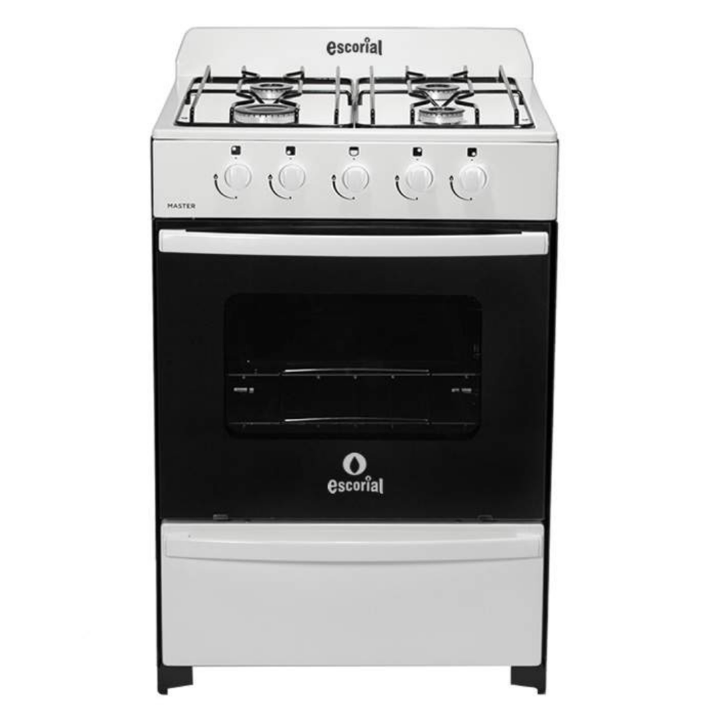 Cocina a Gas Escorial Master 55cm BLANCA o NEGRA