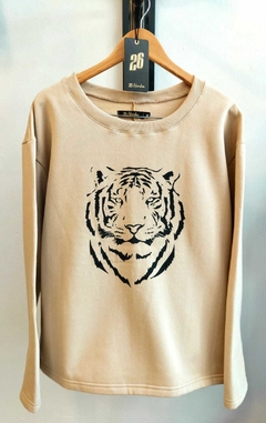 BUZOS ESTAMPADOS DE FRIZA PEINADA ESTAMPA TIGRE T6 AL T8 - comprar online