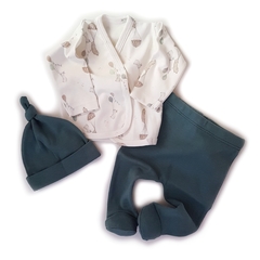 Conjunto Recibidor 3 Piezas Leni Verde - comprar online