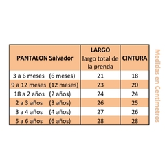 Pantalón Salvador en internet
