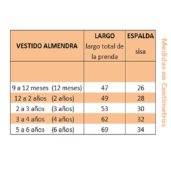 VESTIDO ALMENDRA - comprar online