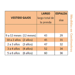 VESTIDO GAJOS - comprar online